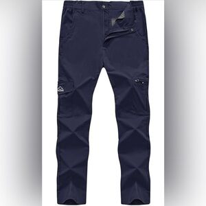 NWT- Men's Lightweight Outdoor Hiking Pants with 6 Pockets